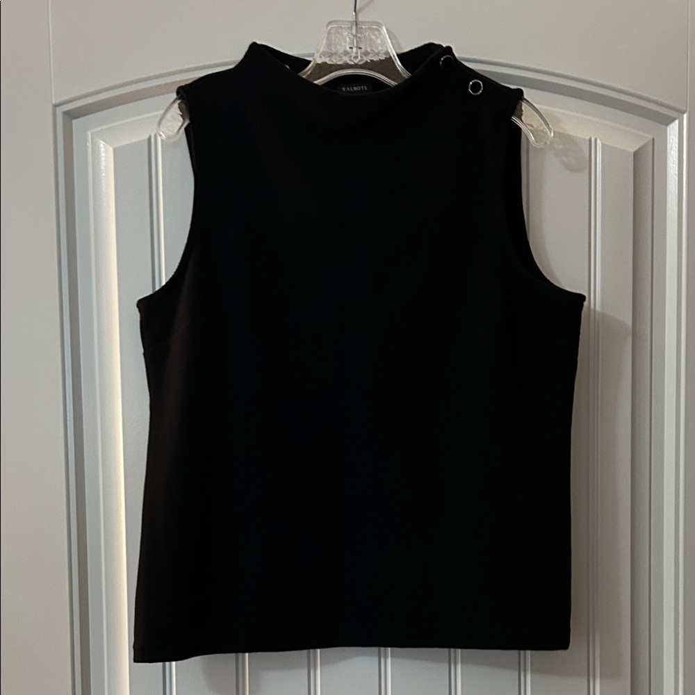 Talbots Black Sleeveless Tank Top